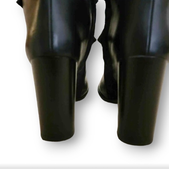 Isabel Marant Combat Boots Black Leather Ankle 7 37 Arnie Brandenburg Winter - Picture 7 of 10